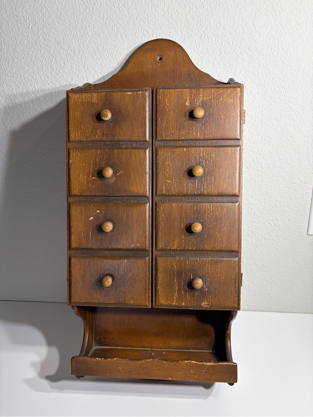 Vintage Cottagecore Shaker Apothecary Spice Wooden Wall Storage